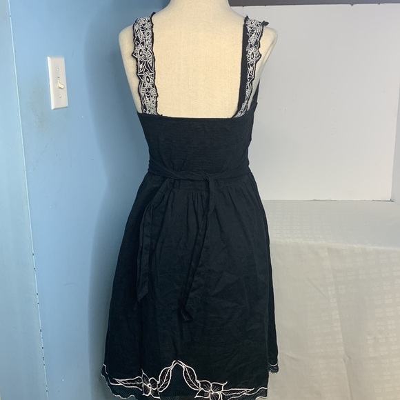 Free People Black Embroidered Dress - Picture 3 of 9